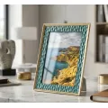 Fotorámeček Grent 20,3x25,3 zelený/zlatý