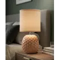 Stolní lampa Pontus 27 cm broskvová