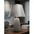 Stolní lampa Emmi 45 cm bílo-stříbrná