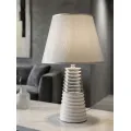 Stolní lampa Candela 41 cm stříbrná