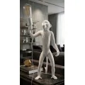 Stolní lampa Monkey 55 cm bílá