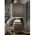 Stolní lampa Pigny 30,5 cm šedá