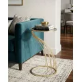 Odkládací stolek Flush 35 cm černo-zlatý