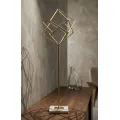 Kovová dekorace Cube 52,5 cm zlatá