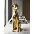 Dekorativní soška Dog 33 cm zlatá