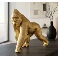 Dekorativní soška Gorilla Front zlatá