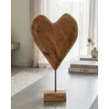 Dřevěná dekorace Dobu 45 cm hnědá
