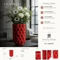Váza Strawberry 32 cm červená