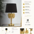 Stolní lampa Elephant 43 cm černo-zlatá