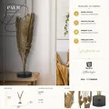 Stolní lampa Palm 65 cm zlatá