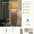 Stolní lampa Eclips Tower 90 cm béžová