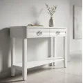 Konzolový stolek Shine 110 cm bílý
