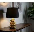 Stolní lampa Monkey Mum 49 cm zlatá
