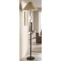 Stojací lampa Glosy 172 cm černá/zlatá