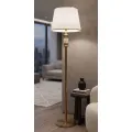 Stojací lampa Whity 160 cm bílá/zlatá