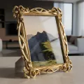 Fotorámeček Knot 29x33,6 cm zlatý