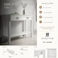 Konzolový stolek Shine 110 cm bílý