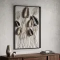 Kovová nástěnná dekorace Centrury B 66x100 cm vícebarevná