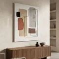 Obraz Paint B 80x100 cm šedo-béžový