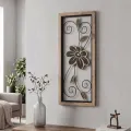 Nástěnná dekorace Koman A 26x60 cm hnědá/černá