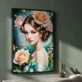 Obraz Fantasy B 72x102 cm modro-zelený
