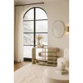 Designový konzolový stolek Stilig ST962 122 cm hnědý/zlatý