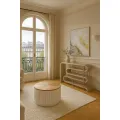 Designový konzolový stolek Stilig ST962 122 cm hnědý/zlatý