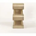 Designový konzolový stolek Stilig ST962 122 cm hnědý/zlatý