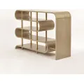 Designový konzolový stolek Stilig ST962 122 cm hnědý/zlatý