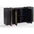 Komoda Stilig ST023B 160 cm černá/zlatá