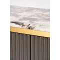 TV stolek Stilig ST916 200 cm mramor/grafit/zlatý