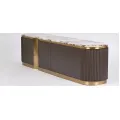 TV stolek Stilig ST916 200 cm mramor/grafit/zlatý