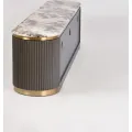 TV stolek Stilig ST916 200 cm mramor/grafit/zlatý