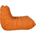 Designové křeslo Nua samet oranžové