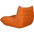 Designové křeslo Nua samet oranžové