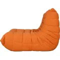 Designové křeslo Nua samet oranžové