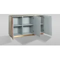 Komoda Stilig ST801 150 cm šampaňská/zlatá