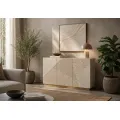 Komoda Stilig ST801 150 cm šampaňská/zlatá