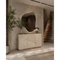 Komoda Stilig ST801 150 cm šampaňská/zlatá