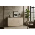 Komoda Stilig ST801 150 cm šampaňská/zlatá