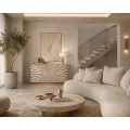 Komoda Stilig ST802 150 cm šampaňská/zlatá