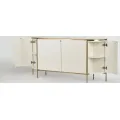 Komoda Stilig 180 cm mramor/béžová