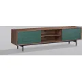 TV stolek Stilig ST153 200 cm ořech/zelený