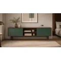 TV stolek Stilig ST153 200 cm ořech/zelený