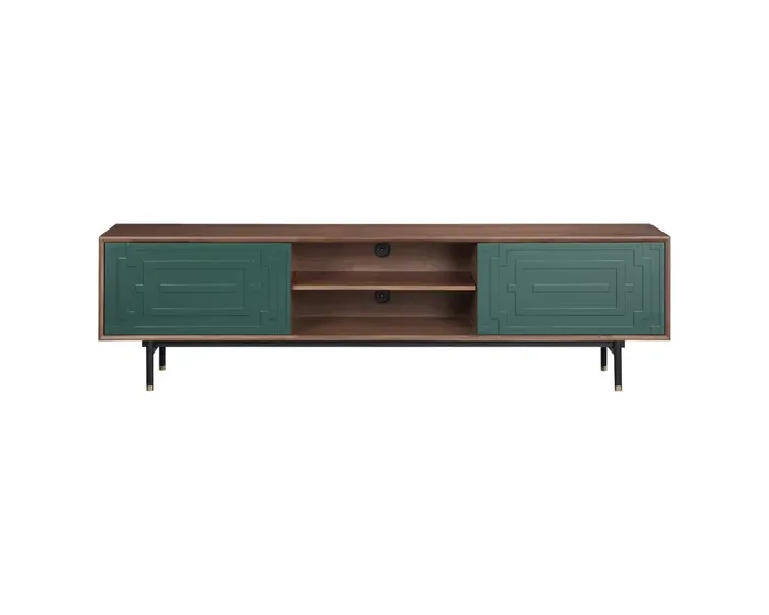 TV stolek Stilig ST153 200 cm ořech/zelený