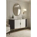 Komoda Stilig ST906 150 cm grafit/krémová/zlatá