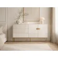 Komoda Stilig ST102A 160 cm bílá/zlatá