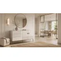 Komoda Stilig ST102A 160 cm bílá/zlatá
