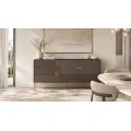 Komoda Stilig ST102 160 cm grafit/zlatá