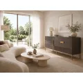 Komoda Stilig ST102 160 cm grafit/zlatá
